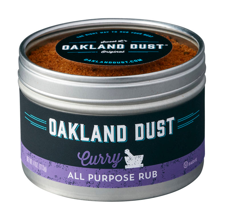 Sweet Ls 8027999 4 oz Oakland Dust Curry All Purpose BBQ Rub